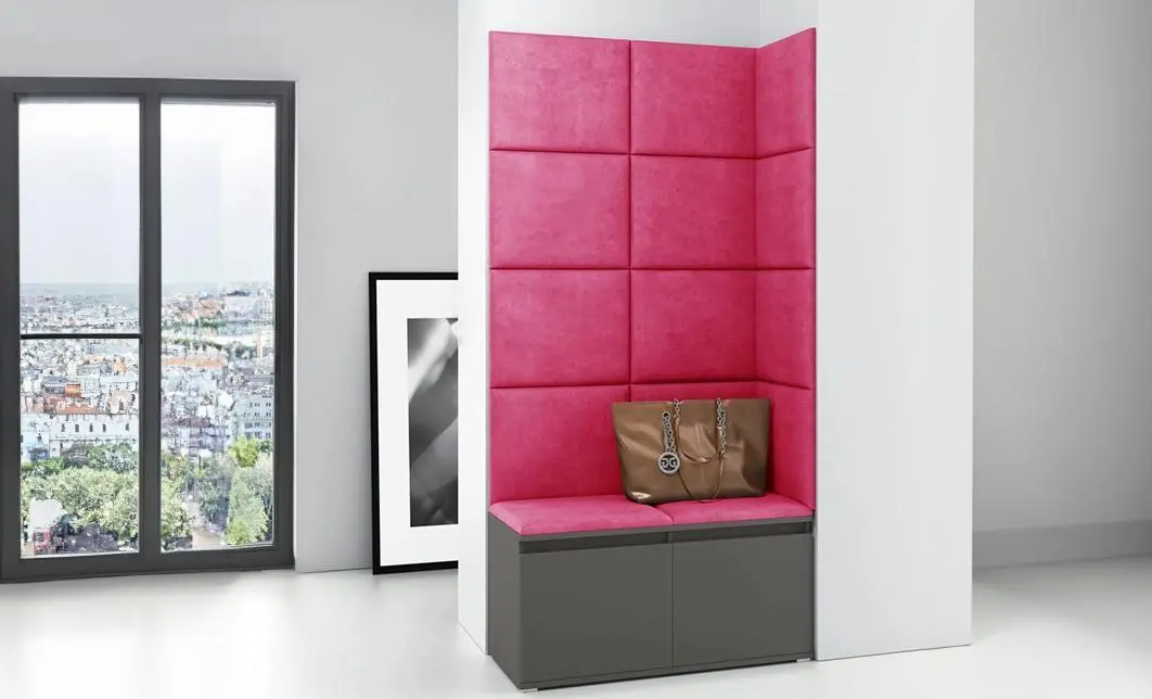 Cuier Hol Max 2, Grafit/ Roz - Trinity 10