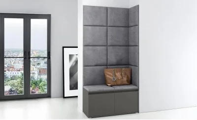 Cuier Hol Max 2, Grafit/ Gri - Trinity 14