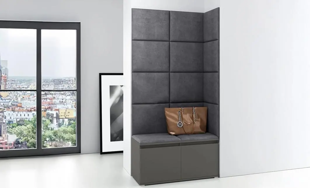 Cuier Hol Max 2, Grafit/ Gri - Trinity 15