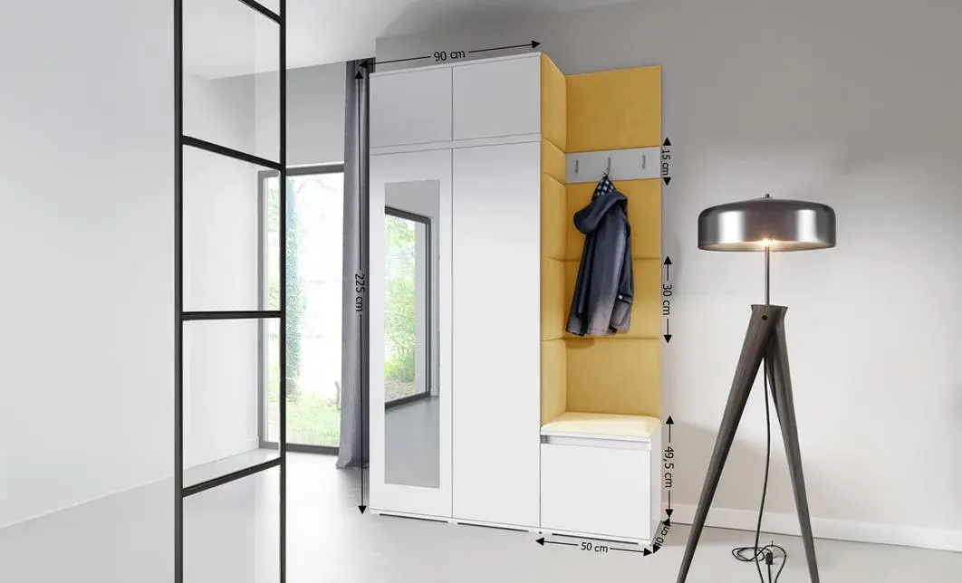 Cuier Hol Max 20, Alb/Galben - Trinity 18 1