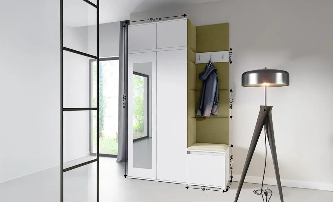 Cuier Hol Max 20, Alb/Verde - Trinity 27 1