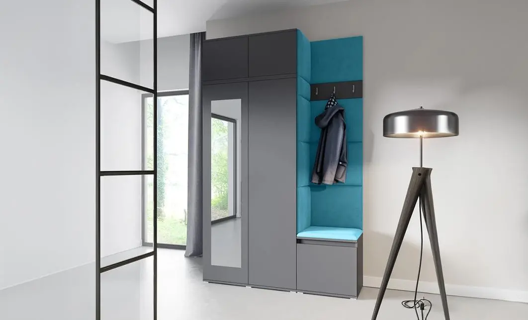 Cuier Hol Max 20, Grafit/Albastru - Trinity 13