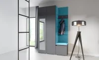 Cuier Hol Max 20, Grafit/Albastru - Trinity 13