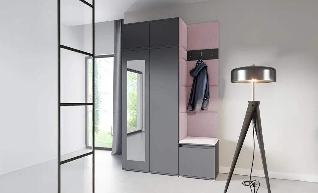 Cuier Hol Max 20, Grafit/Roz - Trinity 19