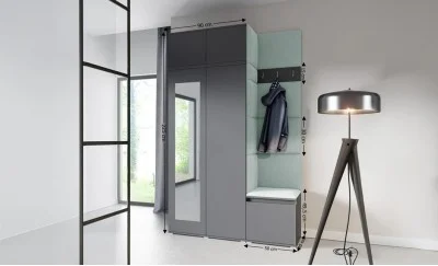 Cuier Hol Max 20, Grafit/Verde - Trinity 21