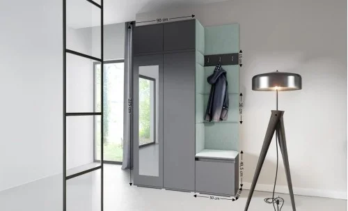 Cuier Hol Max 20, Grafit/Verde - Trinity 21