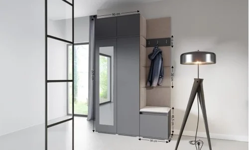 Cuier Hol Max 20, Grafit/Maro - Trinity 5