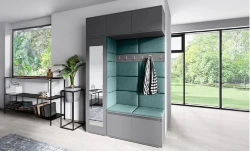 Cuier Hol Max 21, Grafit/ Verde - Trinity 28