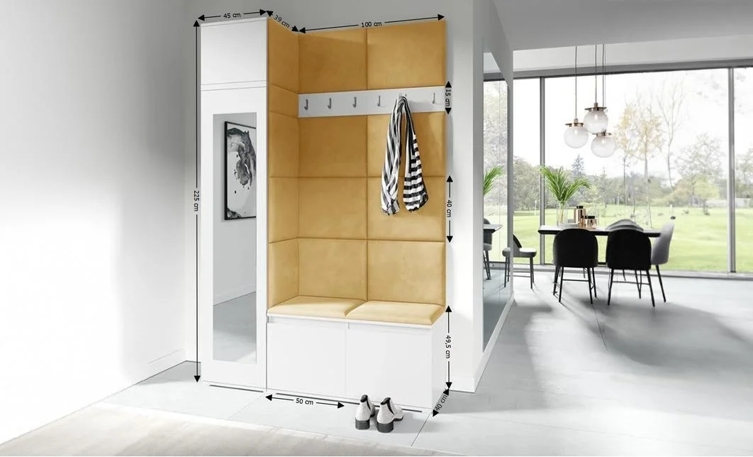 Cuier Hol Max 22, Alb/ Galben - Trinity 18 1