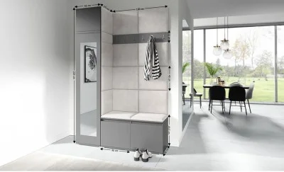 Cuier Hol Max 22, Grafit/ Crem - Trinity 1