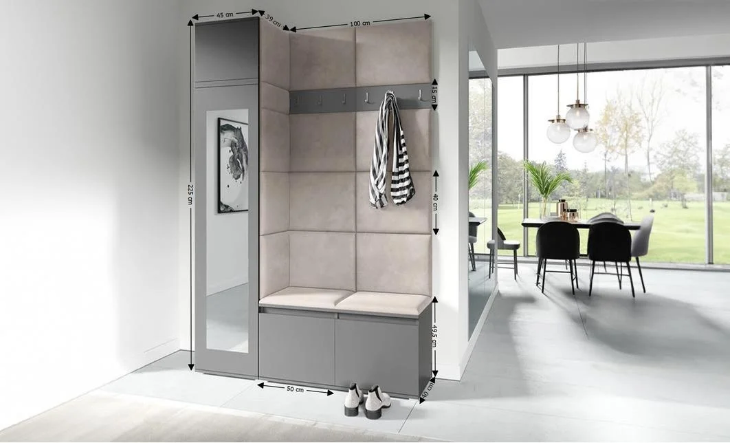 Cuier Hol Max 22, Grafit/ Bej - Trinity 2 1