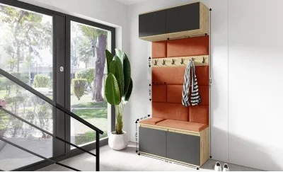 Cuier Hol Max 23, Artisan/ Portocaliu - Trinity 25