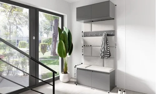 Cuier Hol Max 23, Grafit/ Crem - Trinity 1