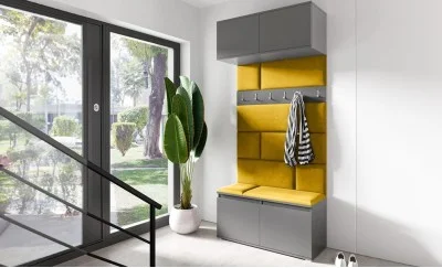 Cuier Hol Max 23, Grafit/ Portocaliu - Trinity 26