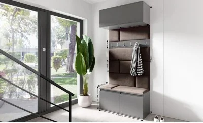 Cuier Hol Max 23, Grafit/ Maro - Trinity 8