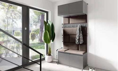 Cuier Hol Max 23, Grafit/ Maro - Trinity 8