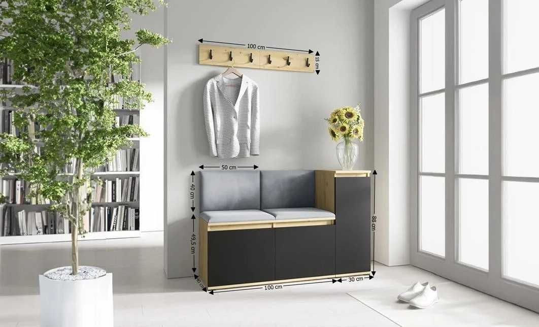 Cuier Hol Max 25, Artisan/ Gri - Trinity 14 1