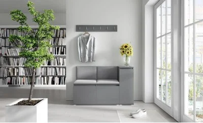 Cuier Hol Max 25, Grafit/ Gri - Trinity 15
