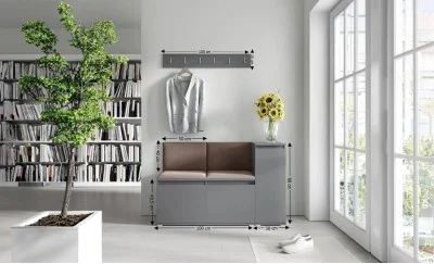 Cuier Hol Max 25, Grafit/ Maro - Trinity 8