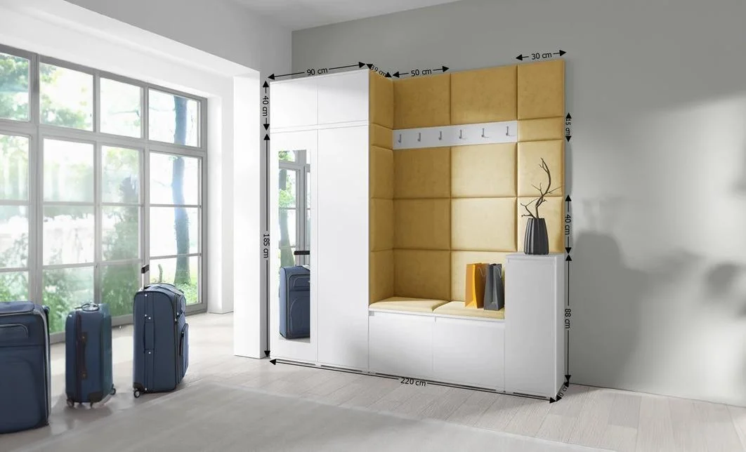 Cuier Hol Max 26, Alb/ Galben - Trinity 18 1