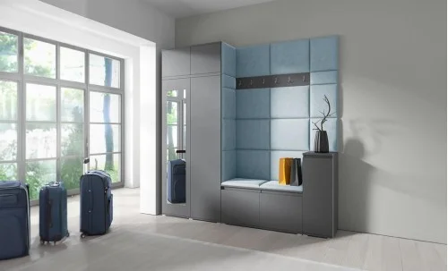 Cuier Hol Max 26, Grafit/ Albastru - Trinity 22
