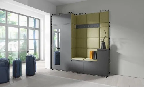 Cuier Hol Max 26, Grafit/ Verde - Trinity 27
