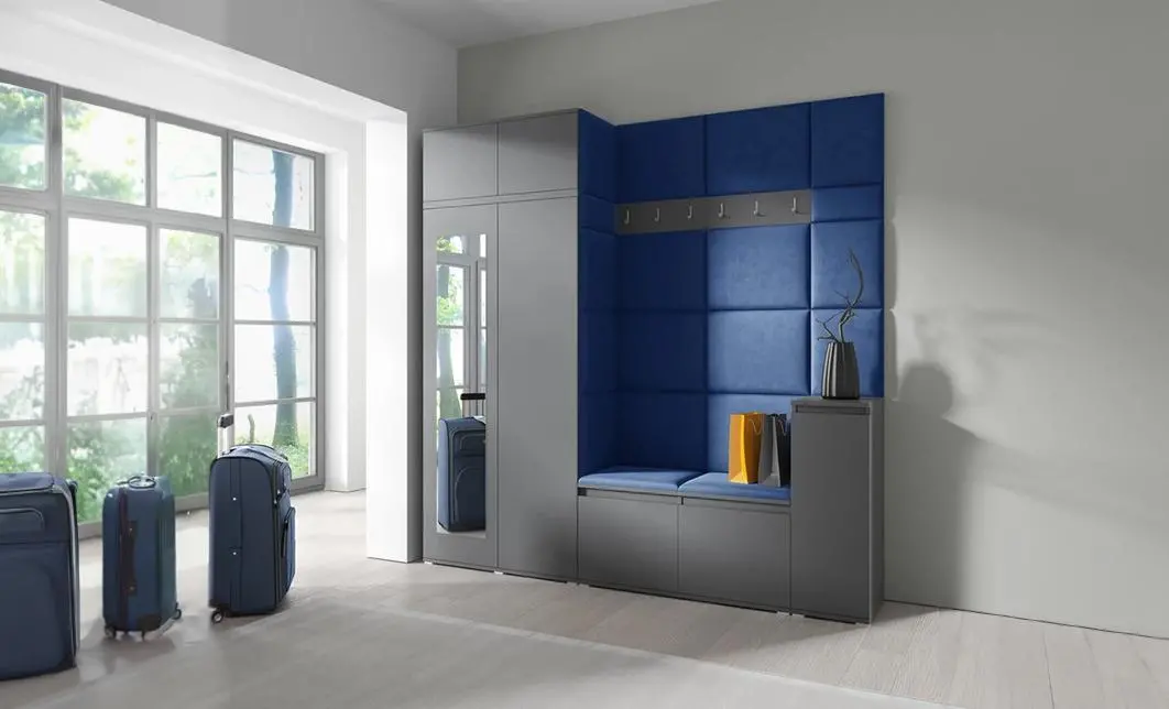 Cuier Hol Max 26, Grafit/ Albastru - Trinity 31
