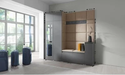 Cuier Hol Max 26, Grafit/ Bej - Trinity 4