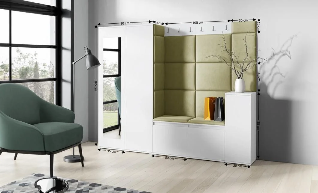 Cuier Hol Max 27, Alb/ Verde - Trinity 27 1