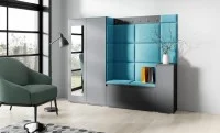 Cuier Hol Max 27, Grafit/ Albastru - Trinity 13