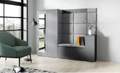 Cuier Hol Max 27, Grafit/ Gri - Trinity 15
