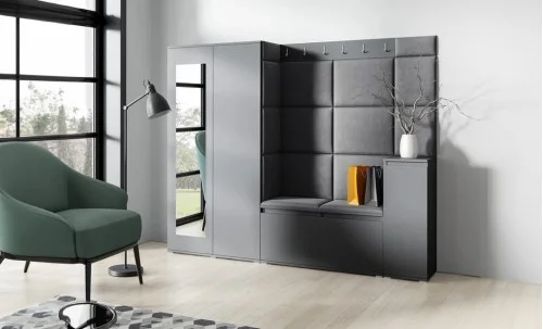Cuier Hol Max 27, Grafit/ Negru - Trinity 16