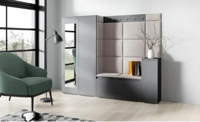 Cuier Hol Max 27, Grafit/ Bej - Trinity 2