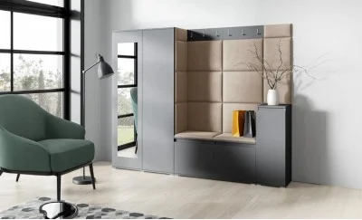 Cuier Hol Max 27, Grafit/ Bej - Trinity 4