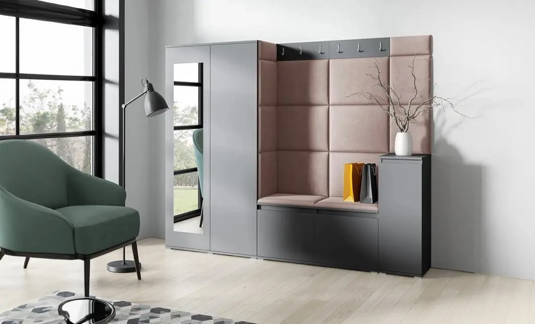 Cuier Hol Max 27, Grafit/ Maro - Trinity 7