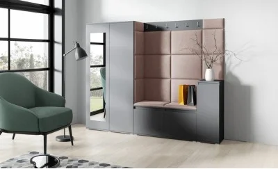 Cuier Hol Max 27, Grafit/ Maro - Trinity 7