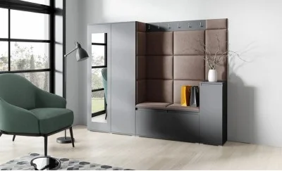 Cuier Hol Max 27, Grafit/ Maro - Trinity 8