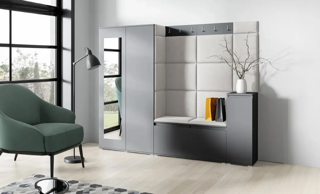 Cuier Hol Max 27, Grafit/ Crem - Trinity 1