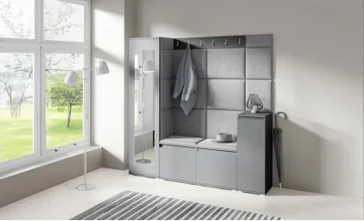Cuier Hol Max 28, Grafit/ Gri - Trinity 15