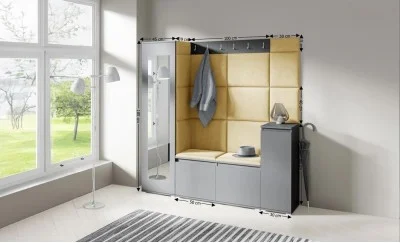 Cuier Hol Max 28, Grafit/ Galben - Trinity 18