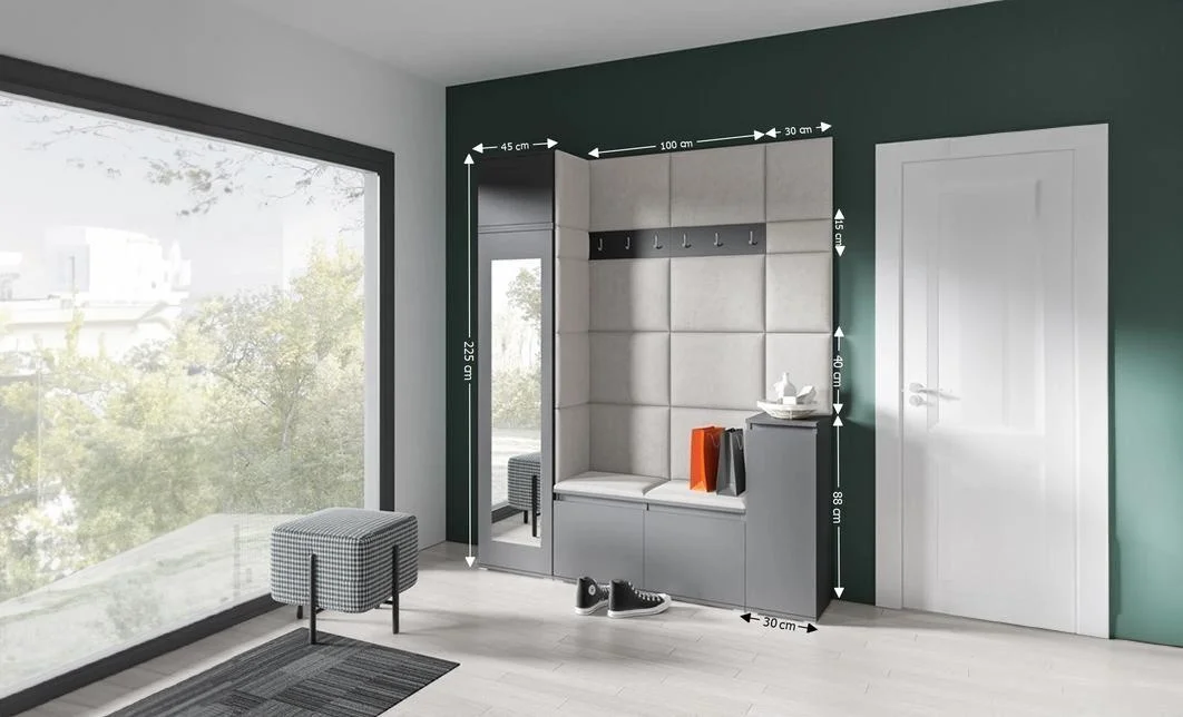 Cuier Hol Max 29, Grafit/Crem - Trinity 1 1