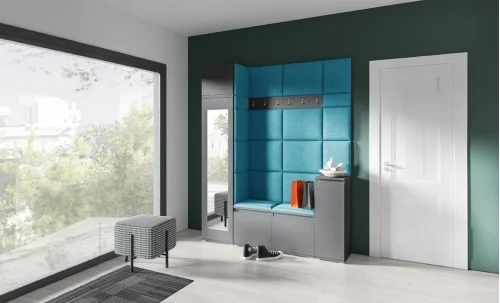 Cuier Hol Max 29, Grafit/Albastru - Trinity 13