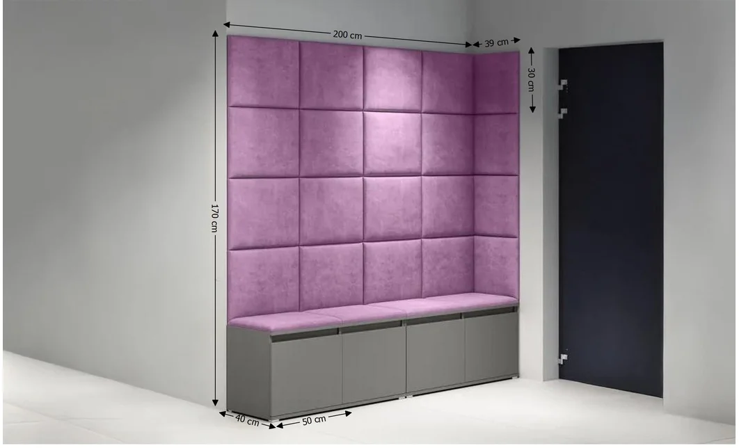 Cuier Hol Max 3, Grafit/ Mov - Trinity 11 1