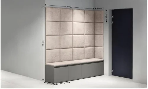 Cuier Hol Max 3, Grafit/ Bej - Trinity 2