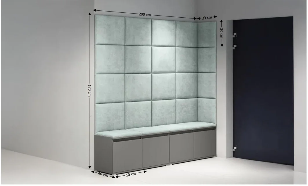 Cuier Hol Max 3, Grafit/ Verde - Trinity 21 1