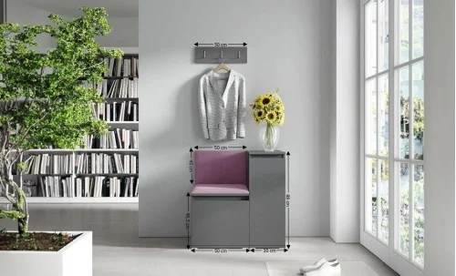 Cuier Hol Max 30, Grafit/ Mov - Trinity 11
