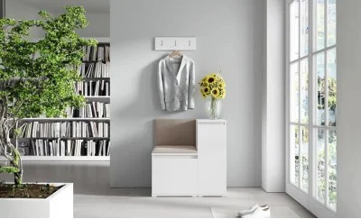 Cuier Hol Max 30, Alb/ Maro - Trinity 5