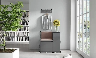 Cuier Hol Max 30, Grafit/ Maro - Trinity 7