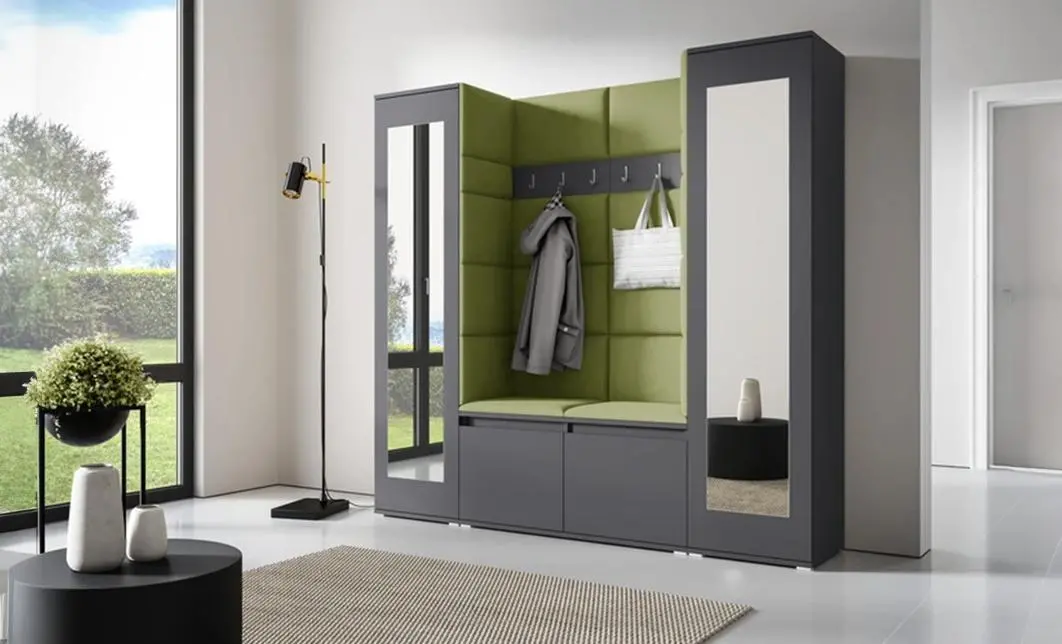 Cuier Hol Max 31, Grafit/ Verde - Trinity 12
