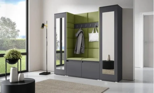 Cuier Hol Max 31, Grafit/ Verde - Trinity 12